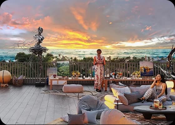 Art rooftop